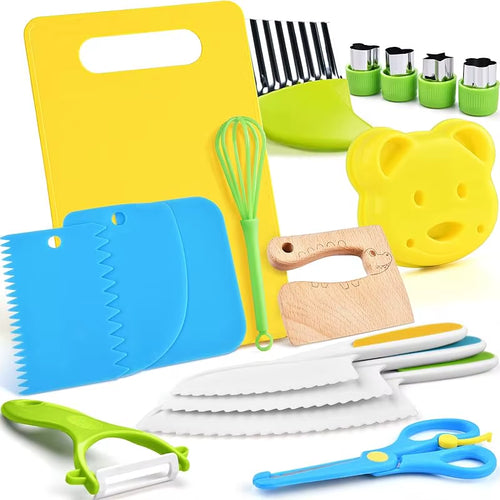 17 Pieces Kids Cooking Set